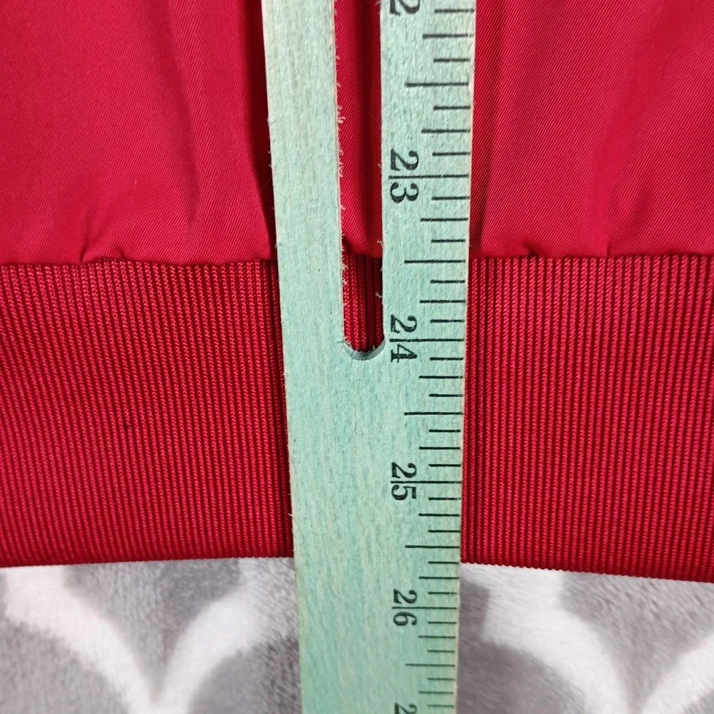 Manchester United FC Adidas Jacket Youth Large Red Full Zip Soccer